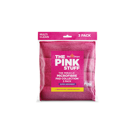 The Pink Stuff Microfibre Pads 9x3st